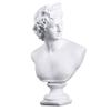 11.8 Inch Classic Greek White David Man Bust Statue, Large Resin Roman Goddess Apollo Sculpture for Home Dcor view 1