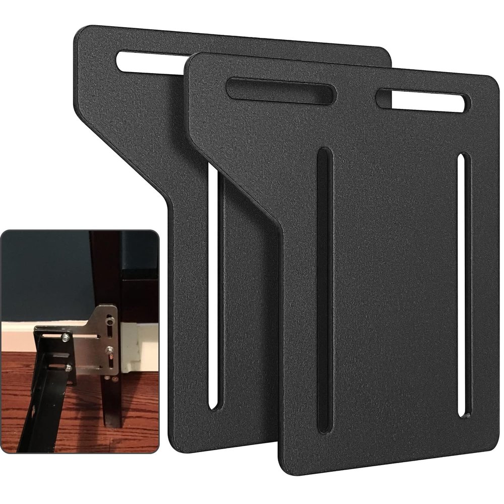 2 PCS Bed Frame Brackets Adapter for Headboard,Bed Frame Adapter Brackets
