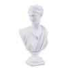 11.8 Inch Classic Greek White Athena Woman Bust Statue, Large Resin Roman Goddess Anna Sculpture for Home Dcor view 1