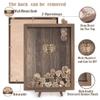 Y&K Homish Wedding Guest Book Alternative Rustic wedding decorations for reception wedding signs Rustic Brown view 3