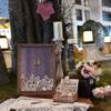 Y&K Homish Wedding Guest Book Alternative Rustic wedding decorations for reception wedding signs Rustic Brown view 4