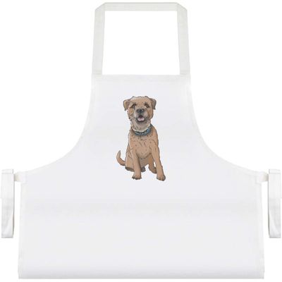 Azeeda 'Border Terrier' Unisex Cooking Apron (AP00033608)