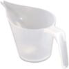 1PC Measuring Funnel Pitcher, Gravy Jugs Measuring Cup, Translucent White Batter Pouring Funnel Jug Kitchen Tools view 3