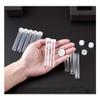200pcs 76x13.5mm Clear Tube Plastic Containers Box with Lid for Bead Storage Packaging Nail Containers view 1