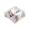 Dormitory closet organizer for socks home separated underwear storage box 7 grids organizer foldable drawer organizer view 1
