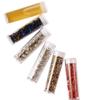 100 PCS Clear Tube Plastic Beads Containers Storage Box Case for Clear Empty Bottles with Lid 55x15mm view 3