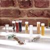 100 PCS Clear Tube Plastic Beads Containers Storage Box Case for Clear Empty Bottles with Lid 55x15mm view 4