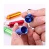 Portable Waterproof Mini Blue Aluminum Keychain Tablet Storage Box Bottle Case Holder view 4