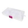 1pcs Plastic 6/815 Storage boxes Slots Adjustable packaging transparent Tool Case Craft Organizer box accessories view 1