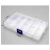 1pcs Plastic 6/815 Storage boxes Slots Adjustable packaging transparent Tool Case Craft Organizer box accessories view 3