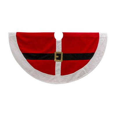 Gerson 2618370 Santa Tree Skirt 48" H