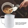 600ml Stainless Steel Milk Frothing Pitcher Creamer Frothing Pitcher Coffee Cup Latte Art Milk Frother Jug,Home Coffee Cup for Making Coffee Cappuccino-Black view 2