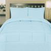 7 Pcs Best Premium Bedding Collection 100% Organic Cotton 500 GSM 7 Pc Included-1 Buffel Comforter, 1 Fitted Sheet,1 Flat Sheet, 2 Pillow Shams, 2 Pillow Cases,Twin XL/Aqua Comforter Set view 4
