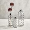 47th & Main Glass Decorative Vase, 8" Tall, Wire view 2