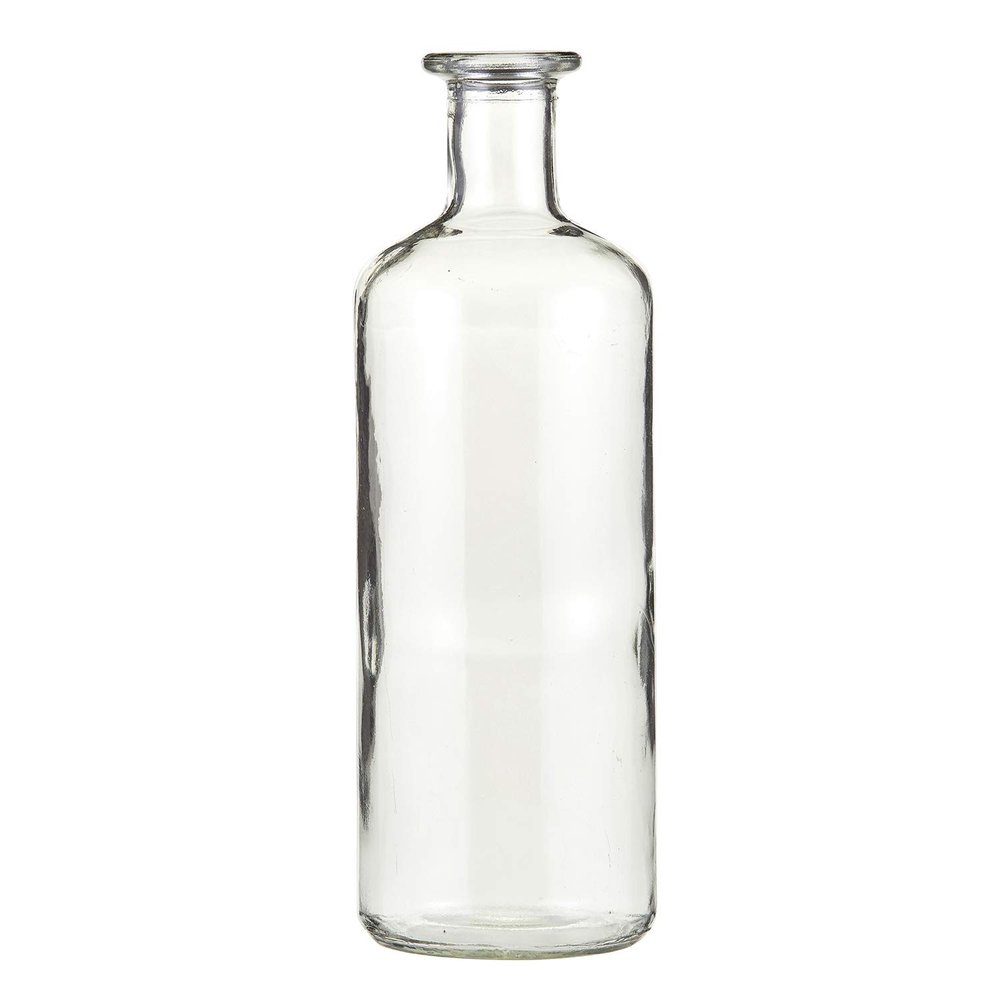 47th & Main Glass Decorative Vase, 10.5" Tall, Clear