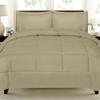 7 Pcs Best Premium Bedding Collection 100% Organic Cotton 500 GSM 7 Pc Included-1 Buffel Comforter, 1 Fitted Sheet,1 Flat Sheet, 2 Pillow Shams, 2 Pillow Cases,Cal-King/Light Sage Comforter Set view 2