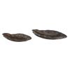 47th & Main Metal Decorative Tray, Set of 2, Dark Brown view 1