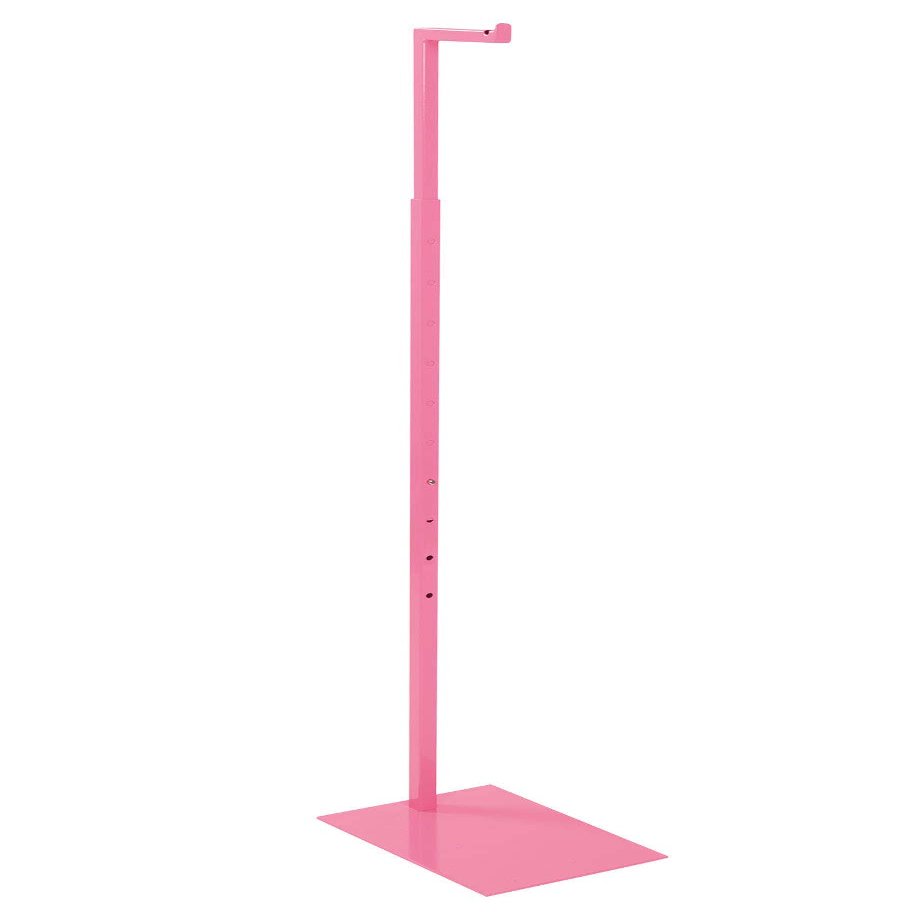 Adjustable Single Costumer in Hot Pink 48-72 H Inches