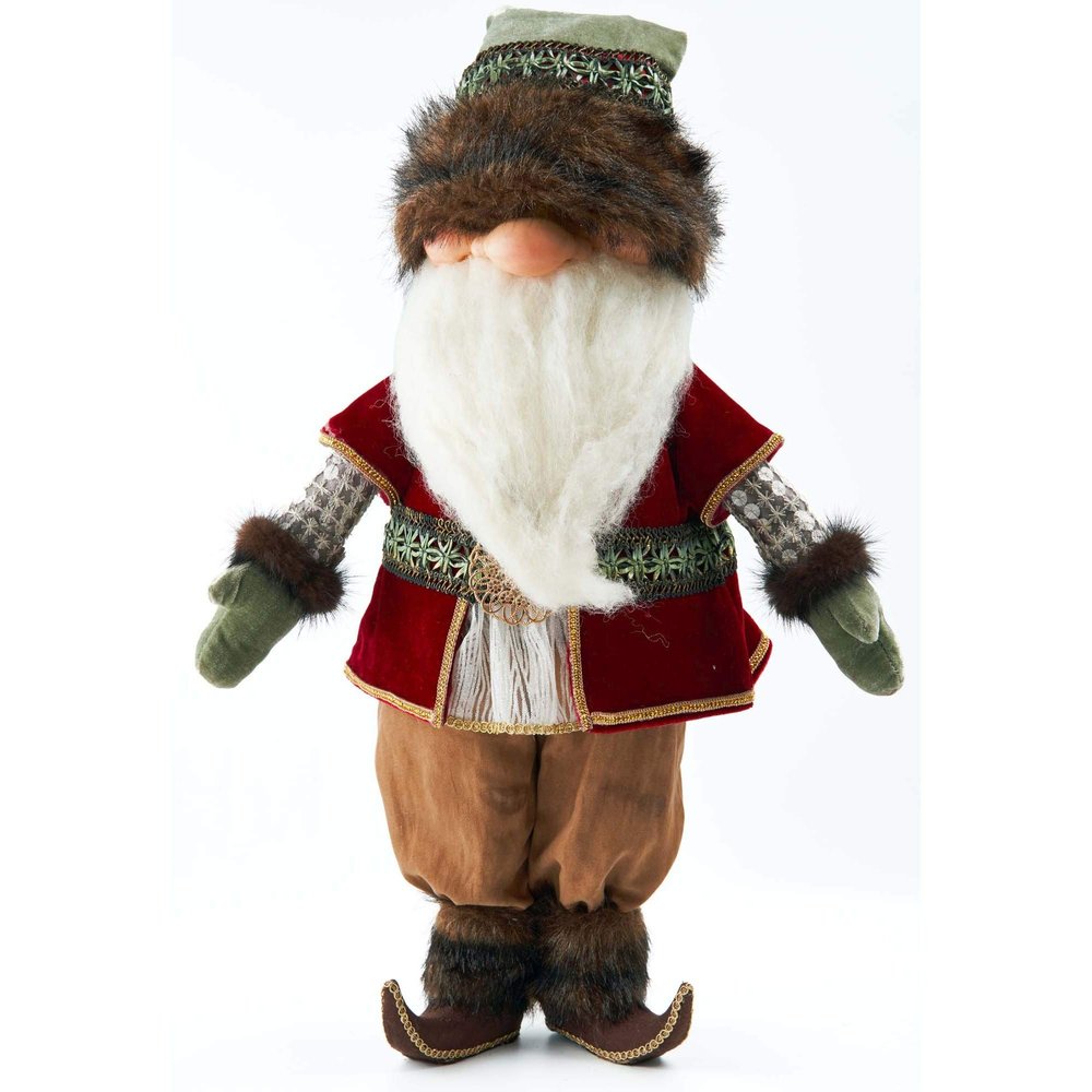 Katherine's Collection 2021 Gnorbitt Gnome Doll Red Polyester