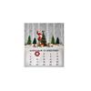 Ganz MX180620 LED Light Up Gnome and Snowman Advent Calendar, 15-inch Height, view 1