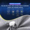 WXFN Classic Bean Bag Chairs Sofa Cover Pear Bean Bag Cover, Without Filler, Made of Fine Cotton Linen Fabric,Dark Gray,S view 4