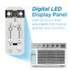 BLACK+DECKER Window Air Conditioner 14300 BTU, AC Window Unit Cools Up to 700 Square Feet, Window AC Unit with Remote Control, 3 Cooling Speeds and Fan Only Function, BD145WT6, White view 4