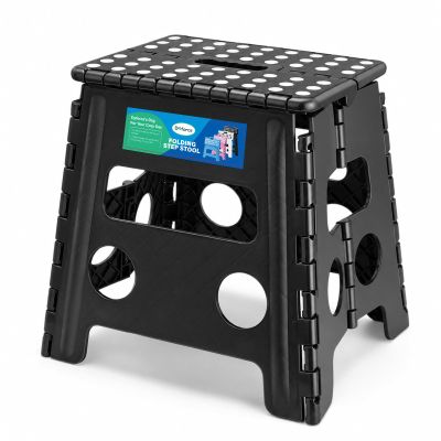 Dyforce Folding Step Stool 13 Inch,300lbs Foldable Stool for Adults & Kids