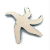 1Pc Handmade Ceramic Starfish Tile, Coastal Wall Decor For Home, Swimingpool Aquarium or Fish Tank, Beach Lover Gift for Women (14cm/5.2in Diameter, Blue) view 3
