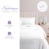 Carressa Linen 100% Egyptian Cotton Duvet Cover King Size - 600 Thread Count 3 PC Duvet Cover Set, Extra Long Staple Egyptian Cotton Quilt Cover, Soft, Breathable with Hidden Zipper Closure - White view 2