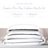 Carressa Linen 100% Egyptian Cotton Duvet Cover King Size - 600 Thread Count 3 PC Duvet Cover Set, Extra Long Staple Egyptian Cotton Quilt Cover, Soft, Breathable with Hidden Zipper Closure - White view 3