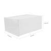 Cabilock 2pcs Stackable Shoe Boxes Shoe Storage Drawer Large Capacity Easy Clean Male Footwear Container view 2