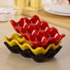 SOLUSTRE Egg Storage Drawer Ceramic Egg Crate Fridge Elegant Odorless Break-resistant view 3