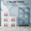 Cabilock 1pc Plastic Shoes Storage Box Capacity Shoe Case Door Practical Organizer for Home and Closet for Seasons Dimensions view 3