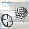 Agatige Wok Ring for Gas Stove, Stainless Iron Stove Pot Stand Cast Iron Wok Ring Black Moka Pot Holder Round Gas Range Burner Grate Support Rack Stand for Kitchen (1PCS) view 2