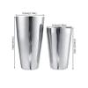 Stainless Steel Cocktail Shaker Set of 2, Bar Shaker Cup Boston Shaker Drink Mixing Shakers Mixer Bartending Shaker Bottle(800/600ML) view 3