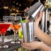 Stainless Steel Cocktail Shaker Set of 2, Bar Shaker Cup Boston Shaker Drink Mixing Shakers Mixer Bartending Shaker Bottle(800/600ML) view 4