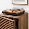 Modway Render Mid-Century Modern 19" Vinyl Record Display Stand in Walnut, 19 Inch view 2