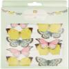 Talking Tables 16ft 3D Butterfly Garland Bunting for Afternoon Tea, Weddings, Kids Birthdays, Fairy Party, Mother's Day or Baby Shower Decorations -Pastel Butterflies in Pink, Blue, Yellow view 3