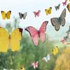 Talking Tables 16ft 3D Butterfly Garland Bunting for Afternoon Tea, Weddings, Kids Birthdays, Fairy Party, Mother's Day or Baby Shower Decorations -Pastel Butterflies in Pink, Blue, Yellow view 4