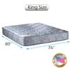 Dream Solutions USA DS USA Chiro Premier Gentle Firm Orthopedic King Mattress Only (Blue) - Good for Your Back, Quilted Fabric, Long Lasting and 2 Sided view 2