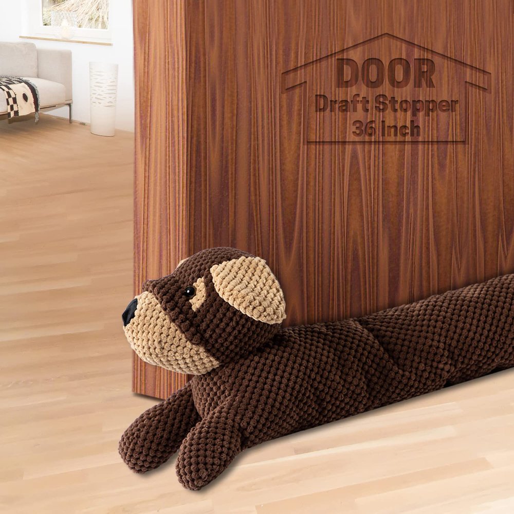 SWISSELITE 36 Inch Under Door Stopper, Decorative Door Noise Blocker