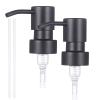 Soap Dispenser Replacement Pump, Stainless Steel Lotion Pump, Black-Colored Brushed Metal Soap Dispensers2 Pack view 1