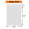 200 Pcs Self Sealing Cellophane Bags, 9x12 Inches Cookie Bags, Resealable Cellophane Bags Self Adhesive for Bakery Cookies Candy Snack view 2
