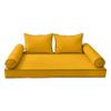 Prolinemax Twin Size 5PC Contrast Pipe Outdoor Daybed Mattress Bolster Pillow Fitted Sheet Cover Only Style4 AD108 view 2