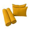 Prolinemax Twin Size 5PC Contrast Pipe Outdoor Daybed Mattress Bolster Pillow Fitted Sheet Cover Only Style4 AD108 view 3