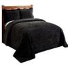Better Trends 3 Pieces Set Chenille Bedspread Full/Double Size 100% Cotton Chenille Bedding Lightweight Medallion Pattern Bedroom Decor Rio Collection view 4
