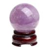 60-70mm Natural Amethyst Quartz Crystal Stone Spheres Balls for fengshui 1pc view 1