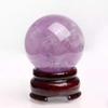 60-70mm Natural Amethyst Quartz Crystal Stone Spheres Balls for fengshui 1pc view 3