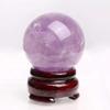 60-70mm Natural Amethyst Quartz Crystal Stone Spheres Balls for fengshui 1pc view 4