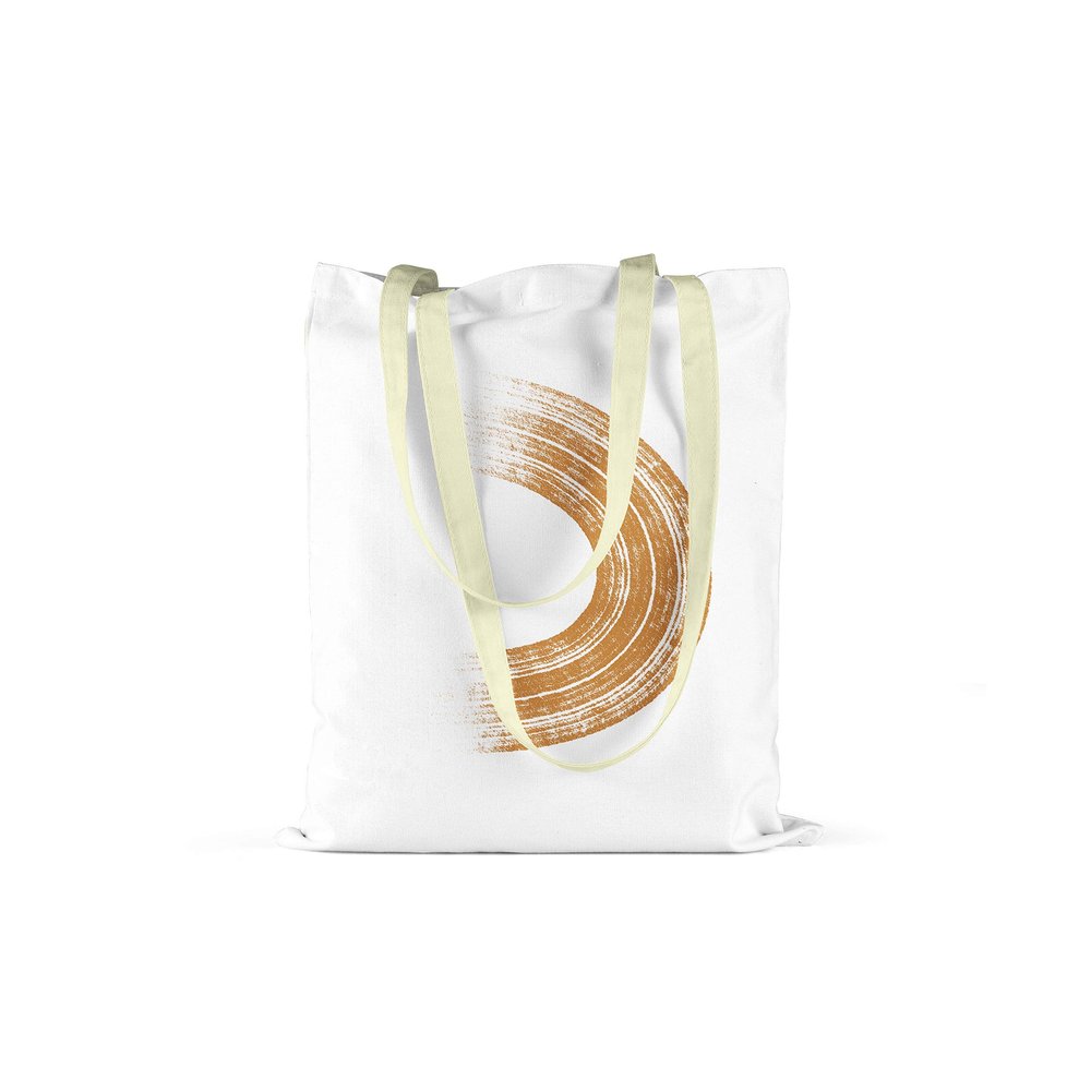 Bonamaison Printed Tote Bag, Reusable Grocery Bag, Shopping Bag, Machine Washable, Eco Friendly, Foldable, Canvas Cloth Bag with Handles, 34x40 Cm - Designed and Manufactured in Turkey